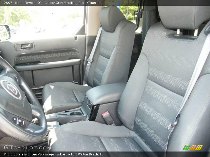 Galaxy Gray Metallic / Black/Titanium 2007 Honda Element SC