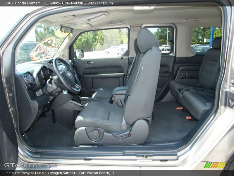 Galaxy Gray Metallic / Black/Titanium 2007 Honda Element SC