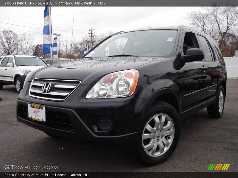 Nighthawk Black Pearl / Black 2006 Honda CR-V SE 4WD