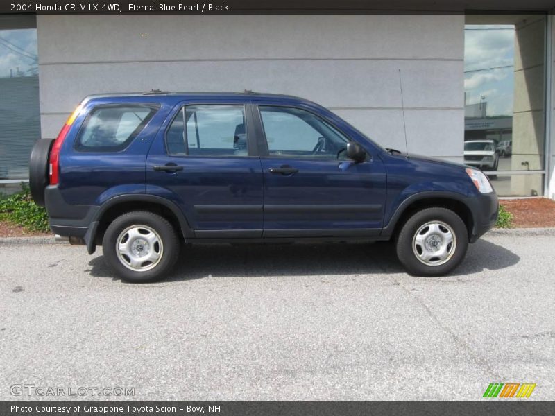 Eternal Blue Pearl / Black 2004 Honda CR-V LX 4WD