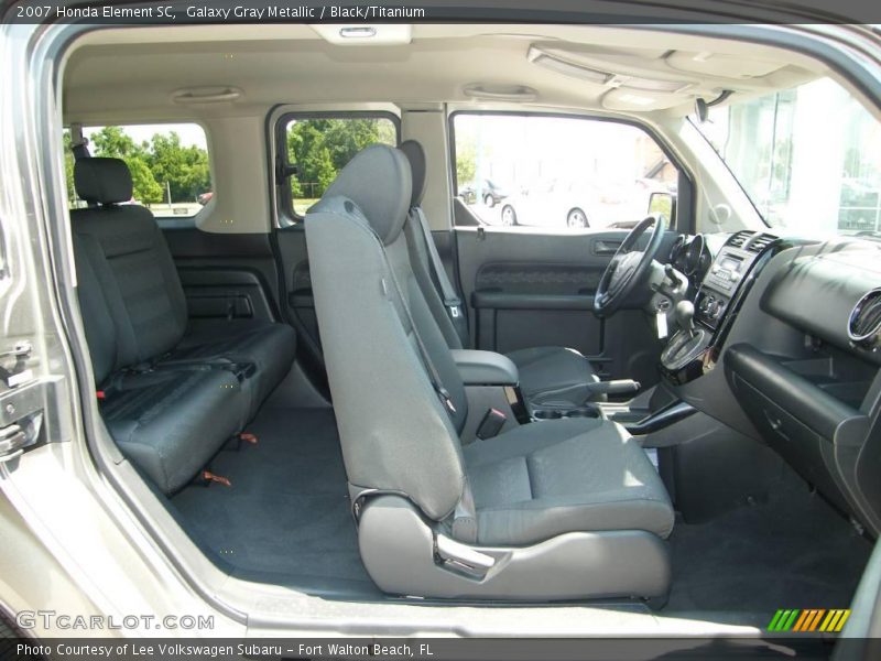 Galaxy Gray Metallic / Black/Titanium 2007 Honda Element SC