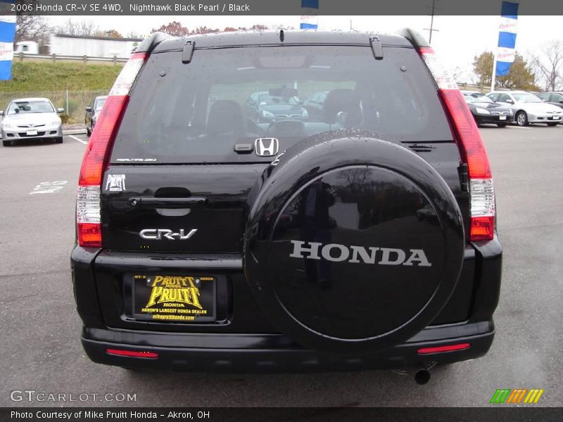 Nighthawk Black Pearl / Black 2006 Honda CR-V SE 4WD