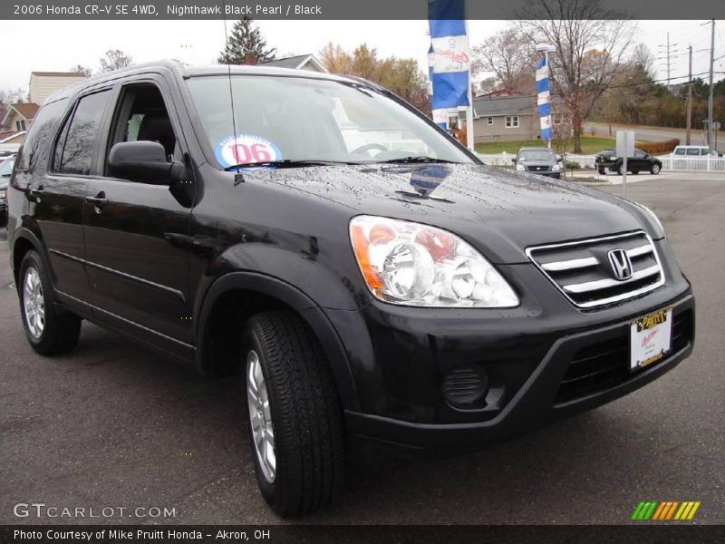 Nighthawk Black Pearl / Black 2006 Honda CR-V SE 4WD