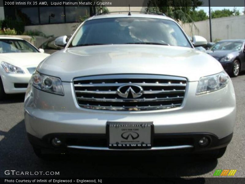 Liquid Platinum Metallic / Graphite 2008 Infiniti FX 35 AWD