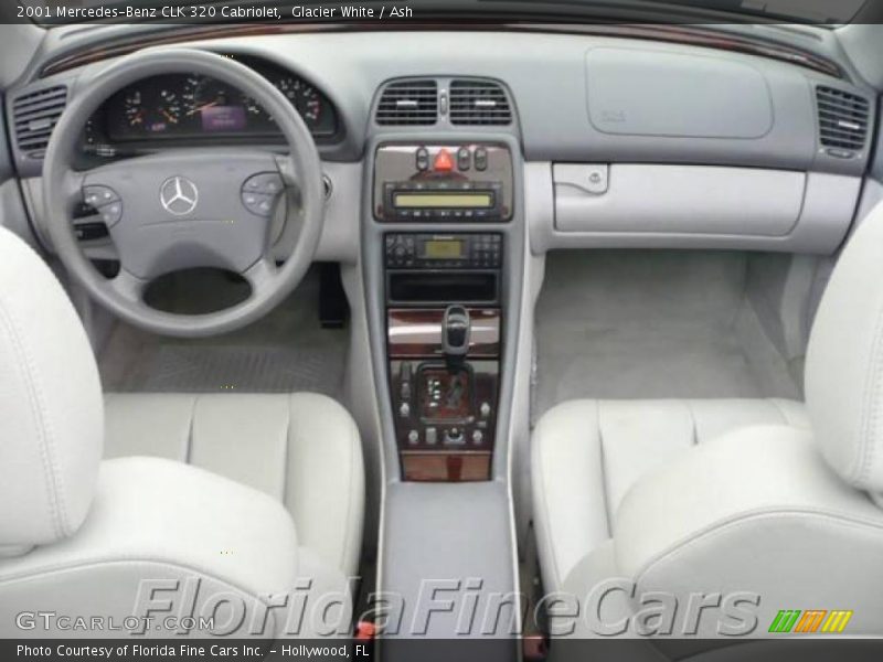 Glacier White / Ash 2001 Mercedes-Benz CLK 320 Cabriolet