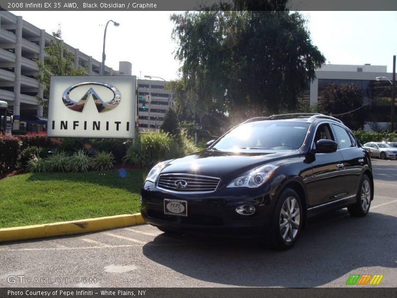 Black Obsidian / Graphite 2008 Infiniti EX 35 AWD