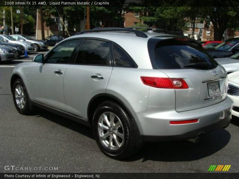 Liquid Platinum Metallic / Graphite 2008 Infiniti FX 35 AWD