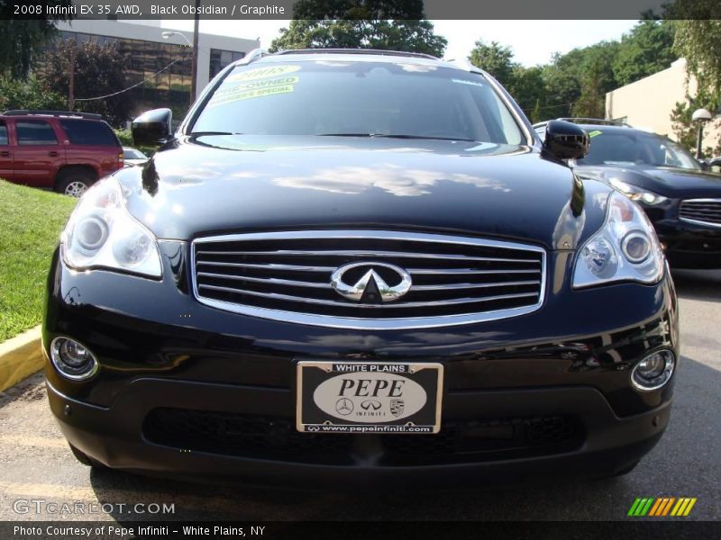Black Obsidian / Graphite 2008 Infiniti EX 35 AWD