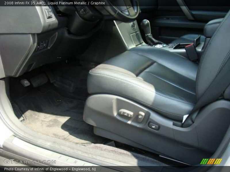 Liquid Platinum Metallic / Graphite 2008 Infiniti FX 35 AWD