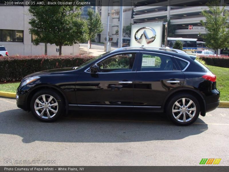 Black Obsidian / Graphite 2008 Infiniti EX 35 AWD