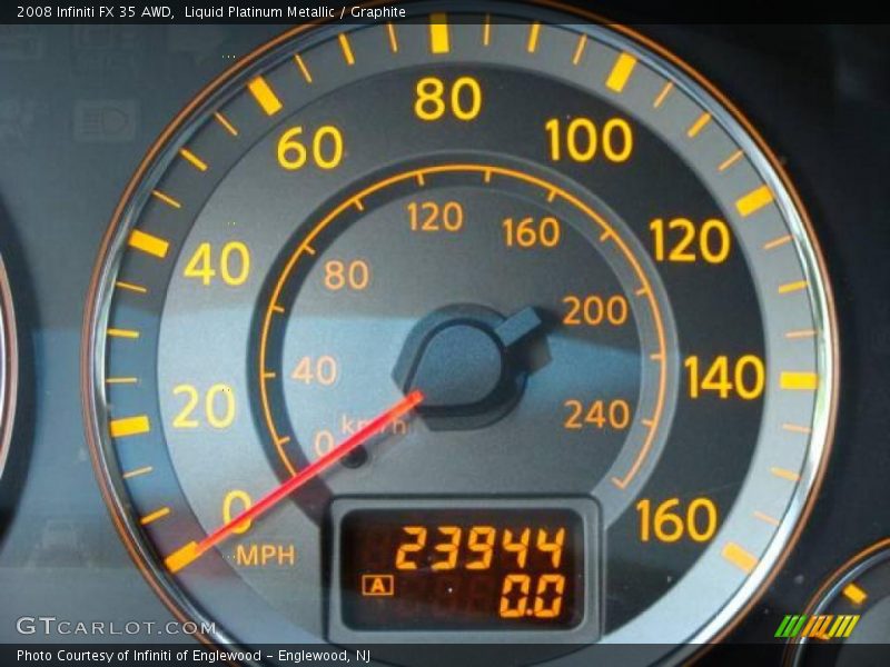 Liquid Platinum Metallic / Graphite 2008 Infiniti FX 35 AWD