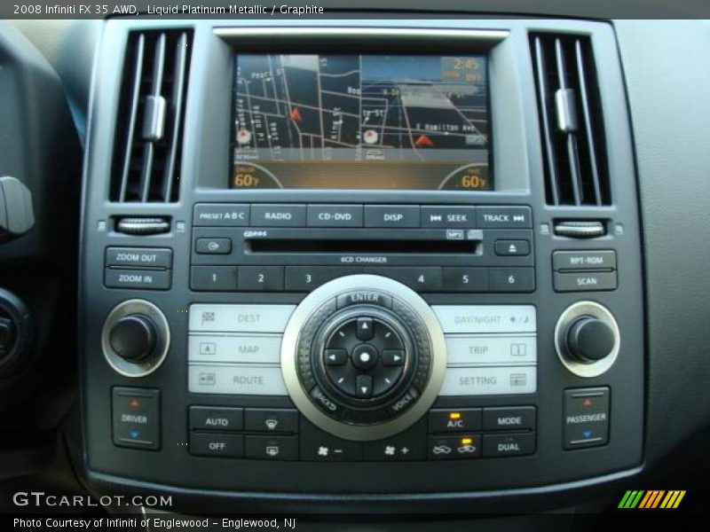 Liquid Platinum Metallic / Graphite 2008 Infiniti FX 35 AWD