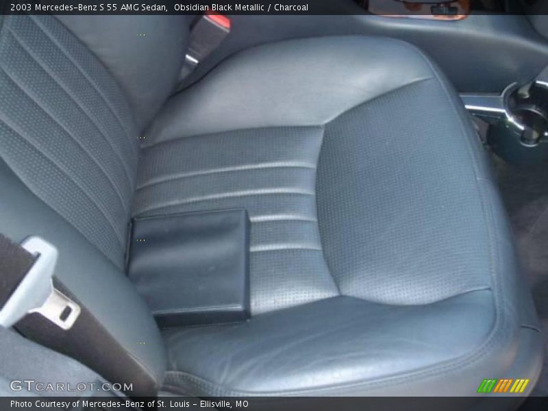 Obsidian Black Metallic / Charcoal 2003 Mercedes-Benz S 55 AMG Sedan