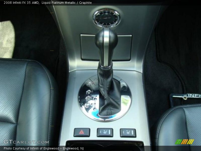 Liquid Platinum Metallic / Graphite 2008 Infiniti FX 35 AWD