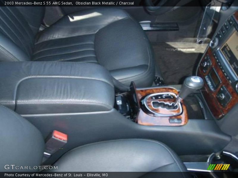 Obsidian Black Metallic / Charcoal 2003 Mercedes-Benz S 55 AMG Sedan