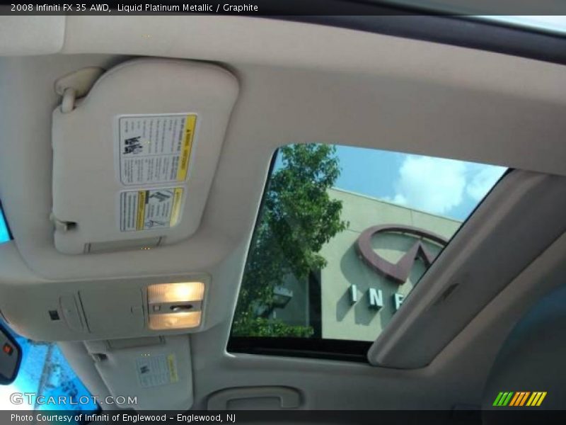 Liquid Platinum Metallic / Graphite 2008 Infiniti FX 35 AWD