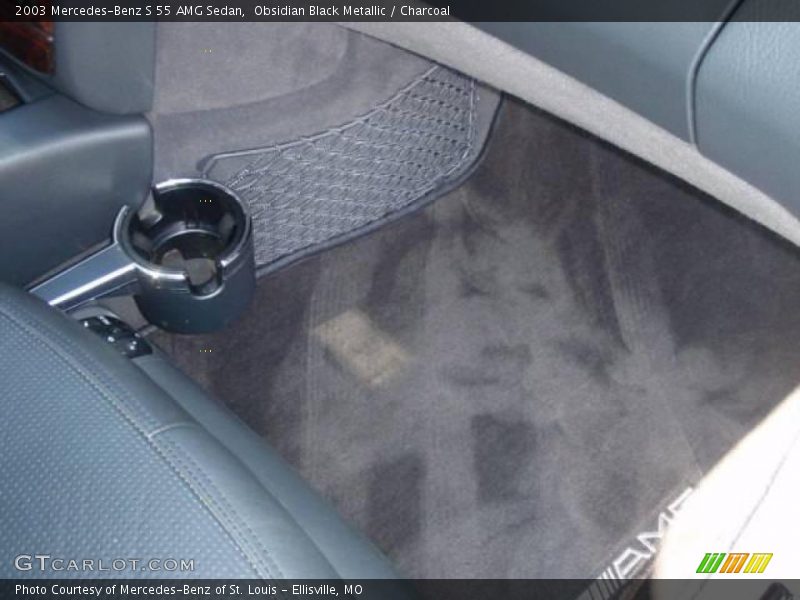 Obsidian Black Metallic / Charcoal 2003 Mercedes-Benz S 55 AMG Sedan
