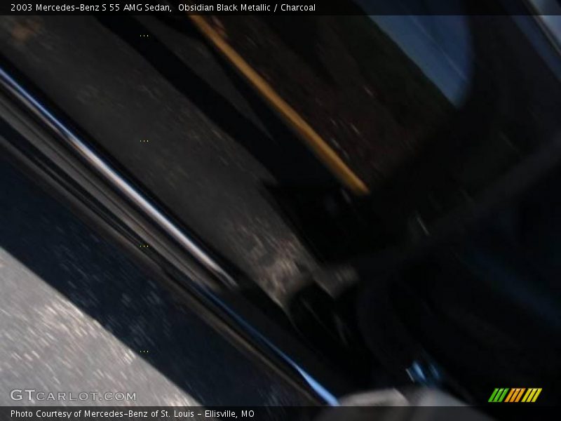 Obsidian Black Metallic / Charcoal 2003 Mercedes-Benz S 55 AMG Sedan