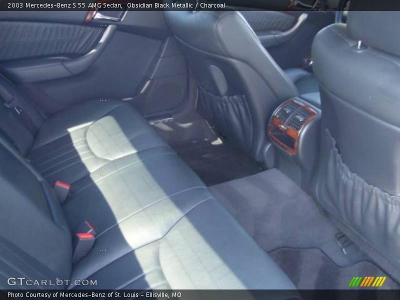 Obsidian Black Metallic / Charcoal 2003 Mercedes-Benz S 55 AMG Sedan