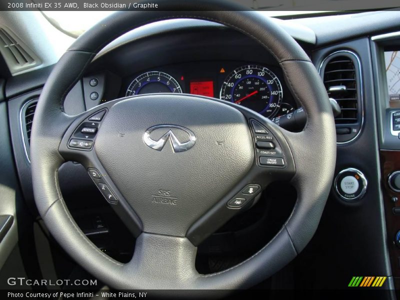 Black Obsidian / Graphite 2008 Infiniti EX 35 AWD