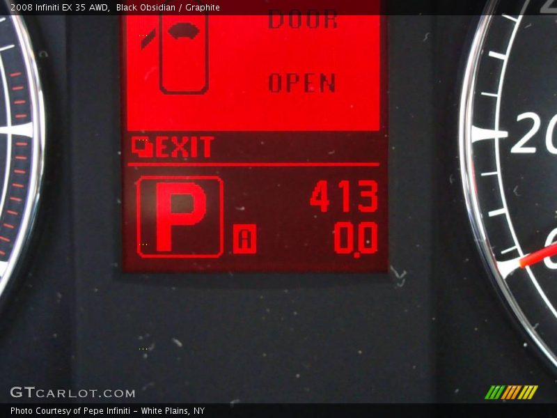 Black Obsidian / Graphite 2008 Infiniti EX 35 AWD