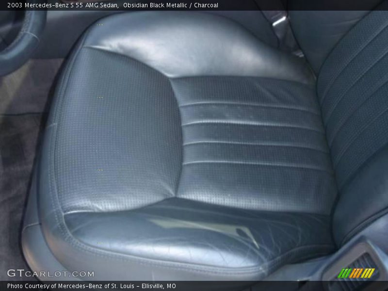Obsidian Black Metallic / Charcoal 2003 Mercedes-Benz S 55 AMG Sedan