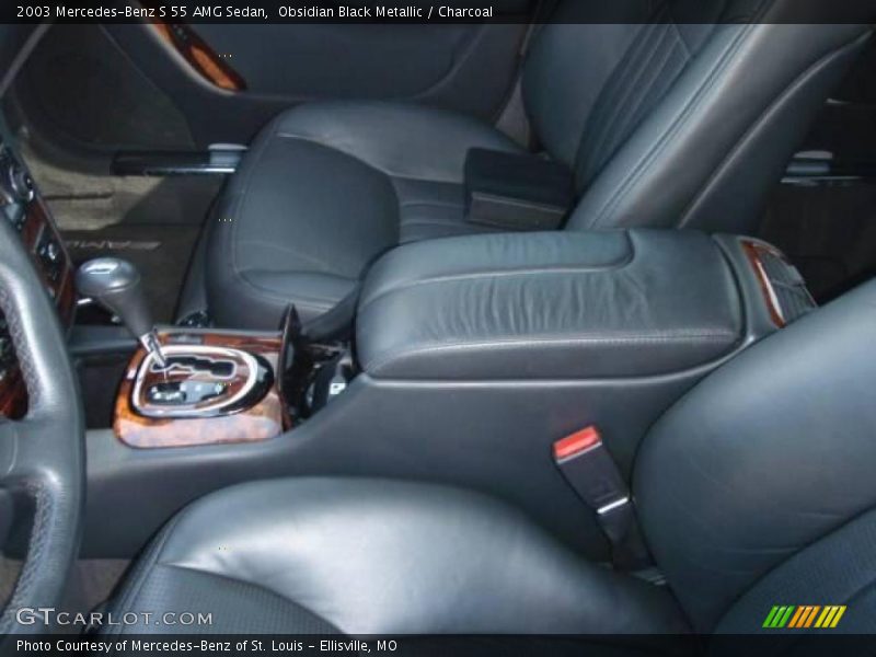 Obsidian Black Metallic / Charcoal 2003 Mercedes-Benz S 55 AMG Sedan