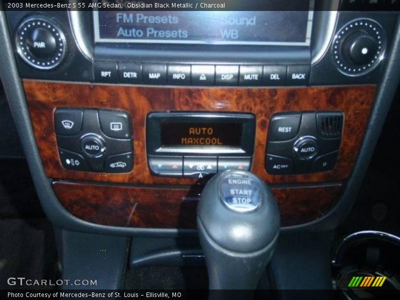 Obsidian Black Metallic / Charcoal 2003 Mercedes-Benz S 55 AMG Sedan