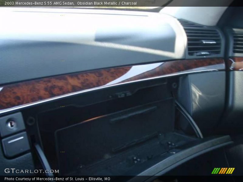 Obsidian Black Metallic / Charcoal 2003 Mercedes-Benz S 55 AMG Sedan