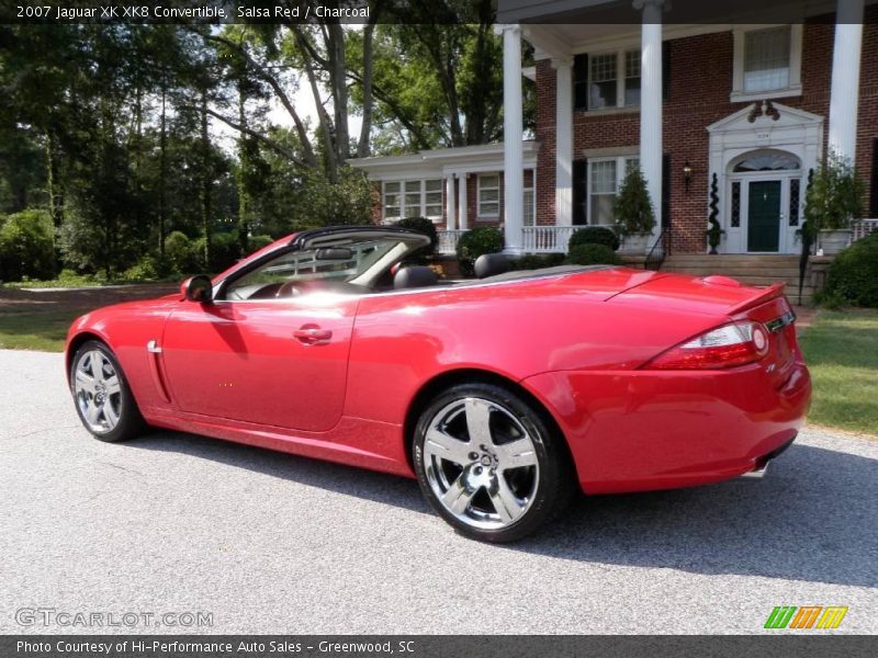 Salsa Red / Charcoal 2007 Jaguar XK XK8 Convertible