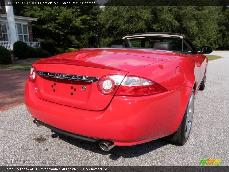 Salsa Red / Charcoal 2007 Jaguar XK XK8 Convertible