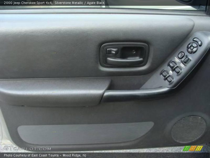 Silverstone Metallic / Agate Black 2000 Jeep Cherokee Sport 4x4