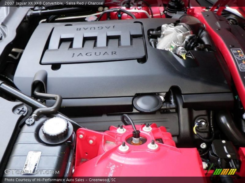 Salsa Red / Charcoal 2007 Jaguar XK XK8 Convertible