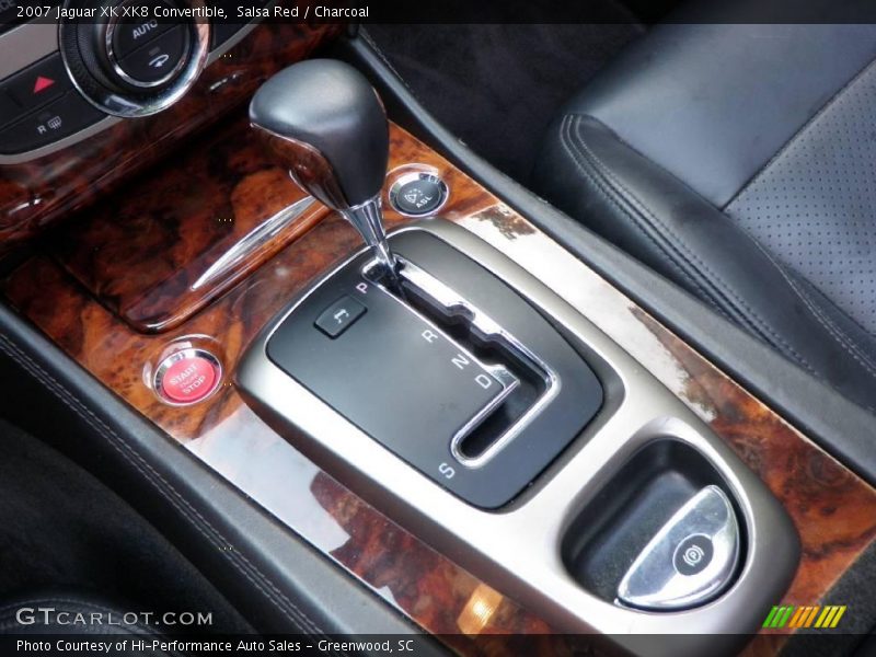 Salsa Red / Charcoal 2007 Jaguar XK XK8 Convertible