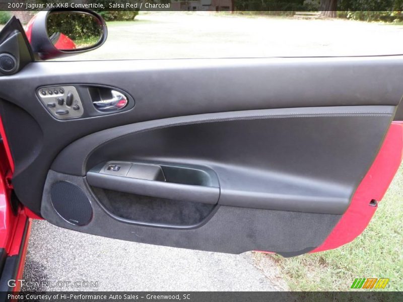 Salsa Red / Charcoal 2007 Jaguar XK XK8 Convertible