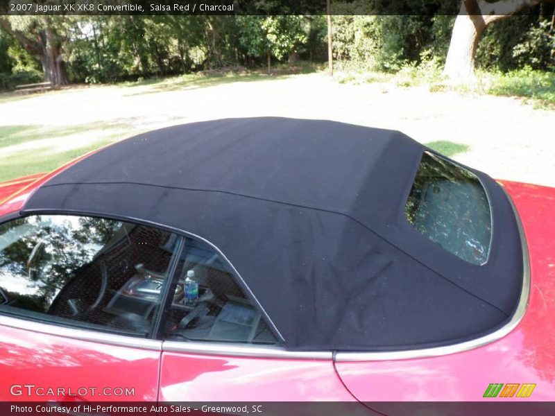 Salsa Red / Charcoal 2007 Jaguar XK XK8 Convertible