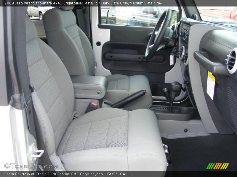 Bright Silver Metallic / Dark Slate Gray/Medium Slate Gray 2009 Jeep Wrangler Sahara 4x4