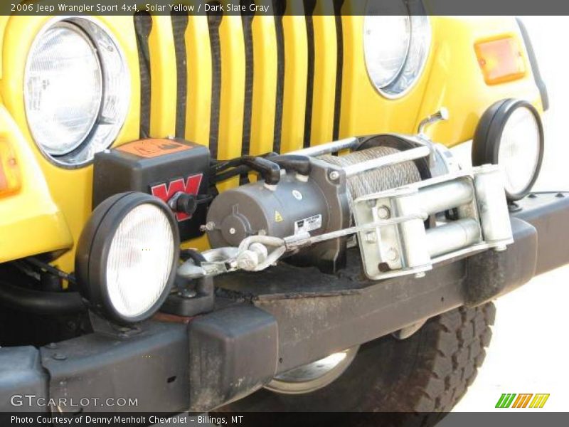 Solar Yellow / Dark Slate Gray 2006 Jeep Wrangler Sport 4x4