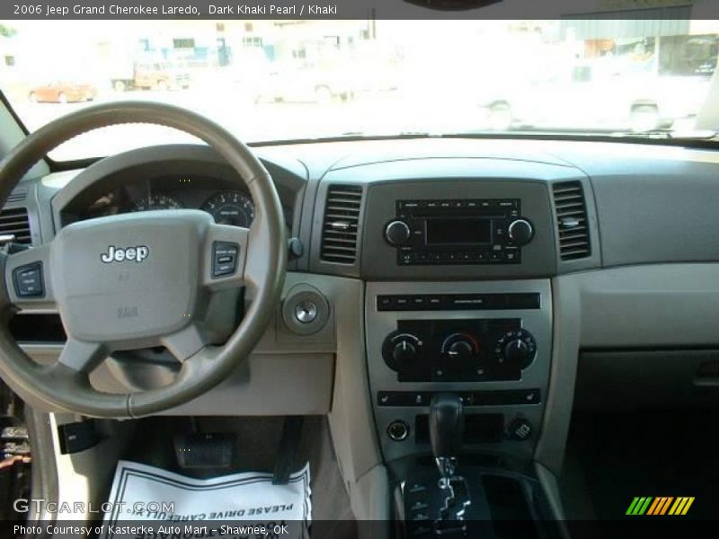 Dark Khaki Pearl / Khaki 2006 Jeep Grand Cherokee Laredo