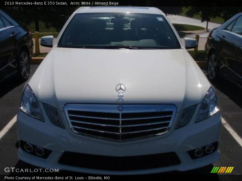 Arctic White / Almond Beige 2010 Mercedes-Benz E 350 Sedan