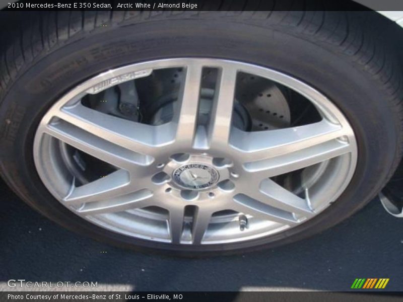 Arctic White / Almond Beige 2010 Mercedes-Benz E 350 Sedan