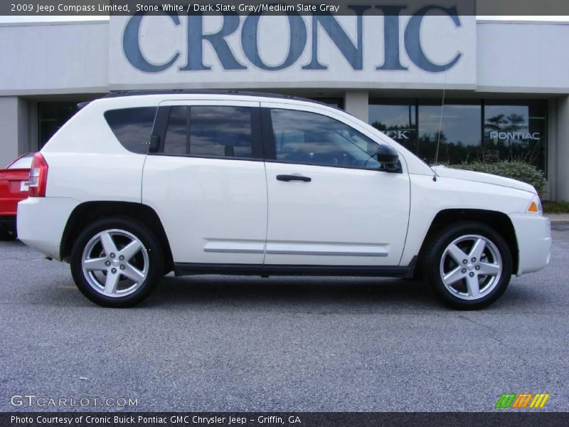 Stone White / Dark Slate Gray/Medium Slate Gray 2009 Jeep Compass Limited