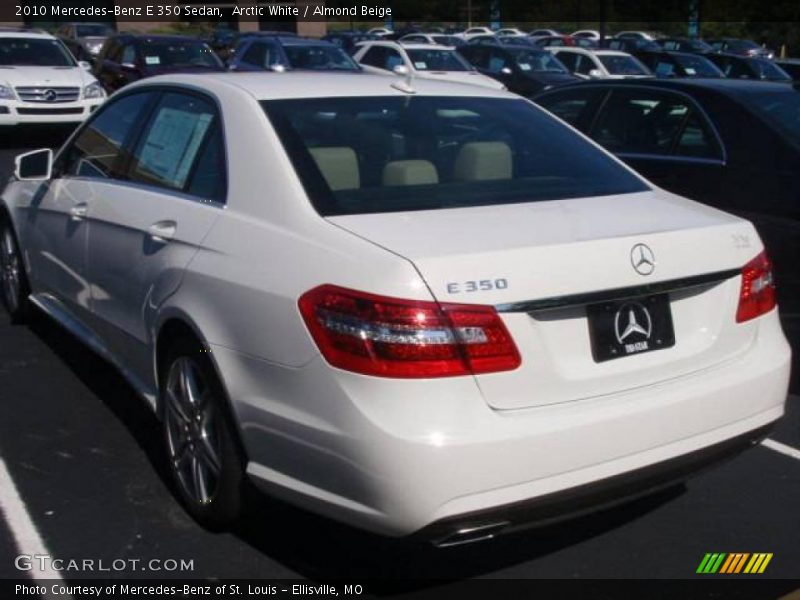 Arctic White / Almond Beige 2010 Mercedes-Benz E 350 Sedan