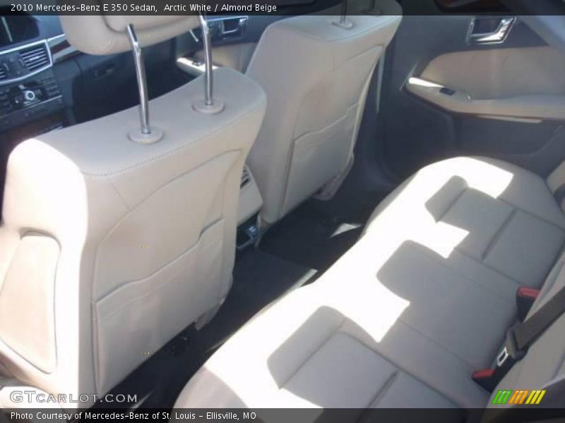Arctic White / Almond Beige 2010 Mercedes-Benz E 350 Sedan
