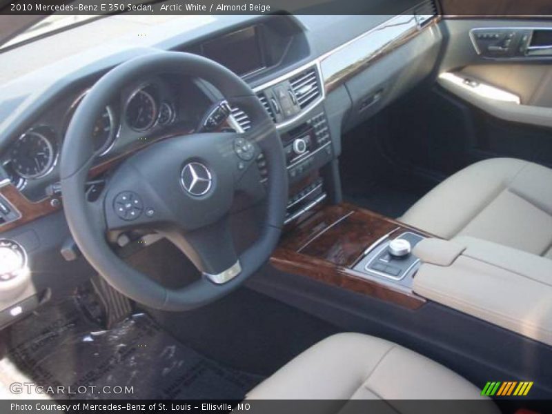 Arctic White / Almond Beige 2010 Mercedes-Benz E 350 Sedan