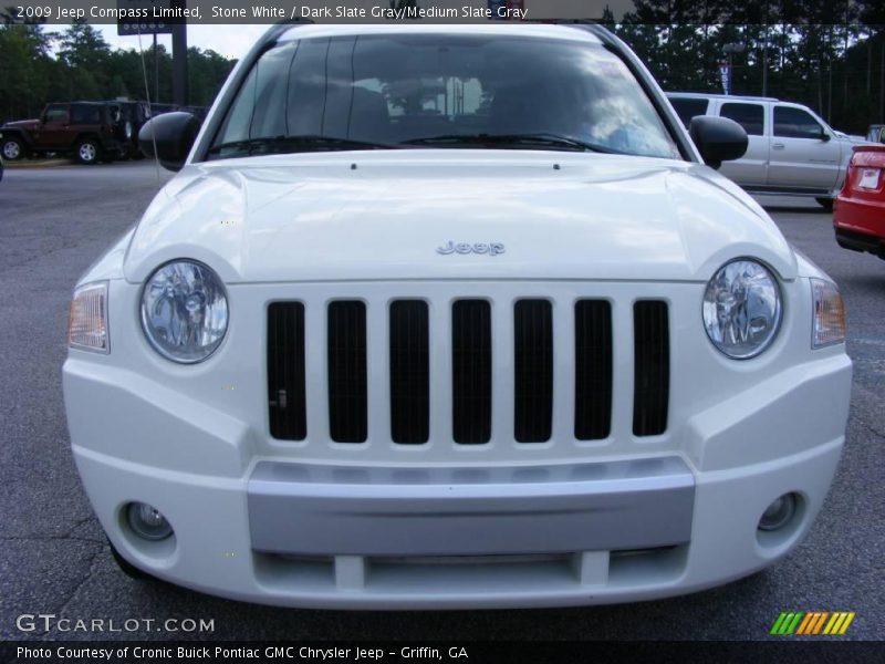 Stone White / Dark Slate Gray/Medium Slate Gray 2009 Jeep Compass Limited