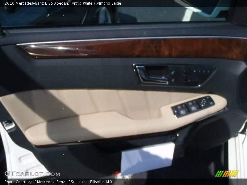 Arctic White / Almond Beige 2010 Mercedes-Benz E 350 Sedan