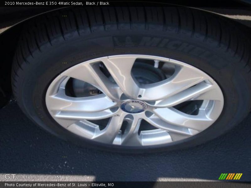 Black / Black 2010 Mercedes-Benz E 350 4Matic Sedan