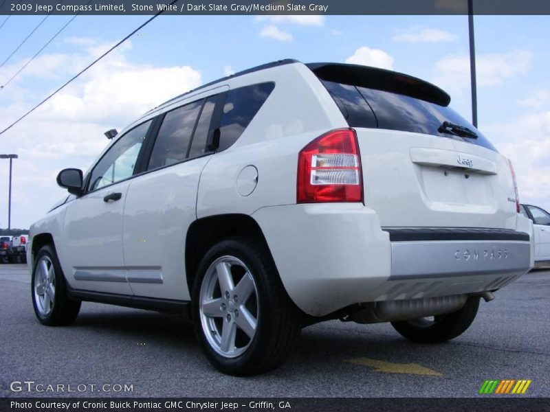 Stone White / Dark Slate Gray/Medium Slate Gray 2009 Jeep Compass Limited
