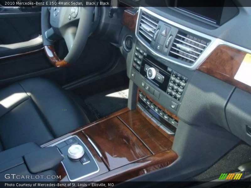 Black / Black 2010 Mercedes-Benz E 350 4Matic Sedan
